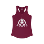 I Could Hip Thrust You - Women's Ideal Racerback Tank - Classic White Font & Back