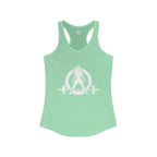 I Could Hip Thrust You - Women's Ideal Racerback Tank - Classic White Font & Back