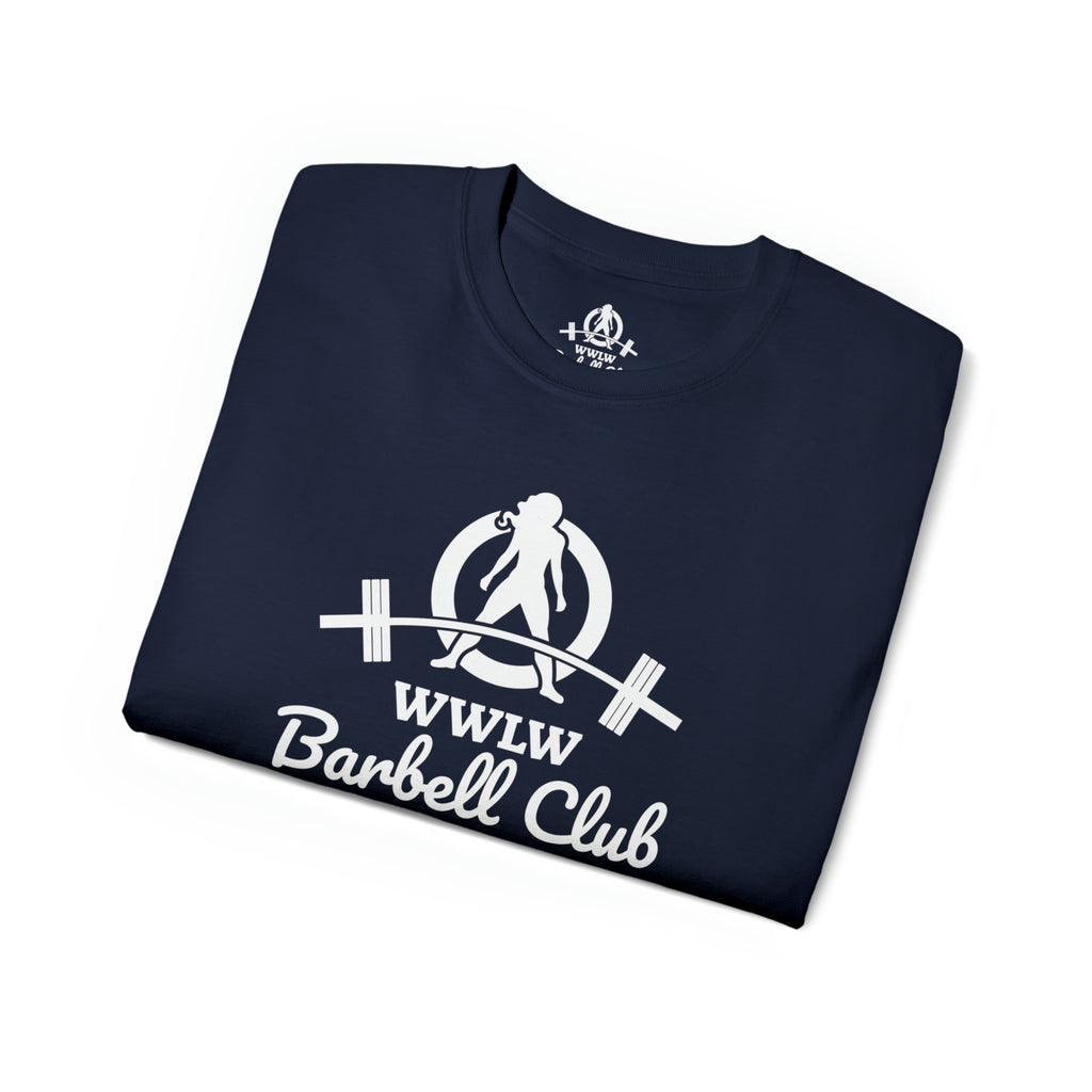 Barbell Club - Unisex Ultra Cotton Tee - White Logo