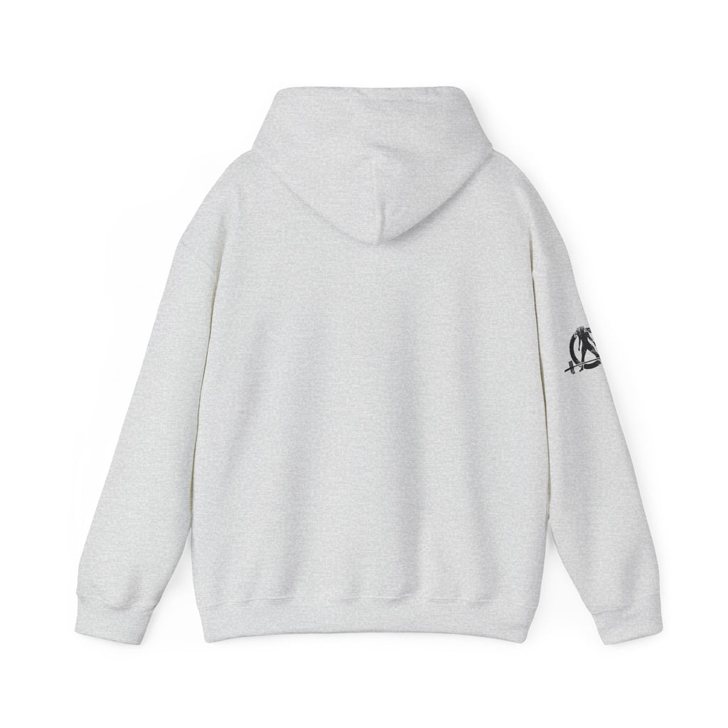 Lift Heavy Pet Cats – Unisex Heavy Blend™ Hooded Sweatshirt (Black Logo) 🏋️‍♂️🐱
