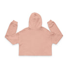 Stylish Women's Cropped Hoodie - Black Classic Logo