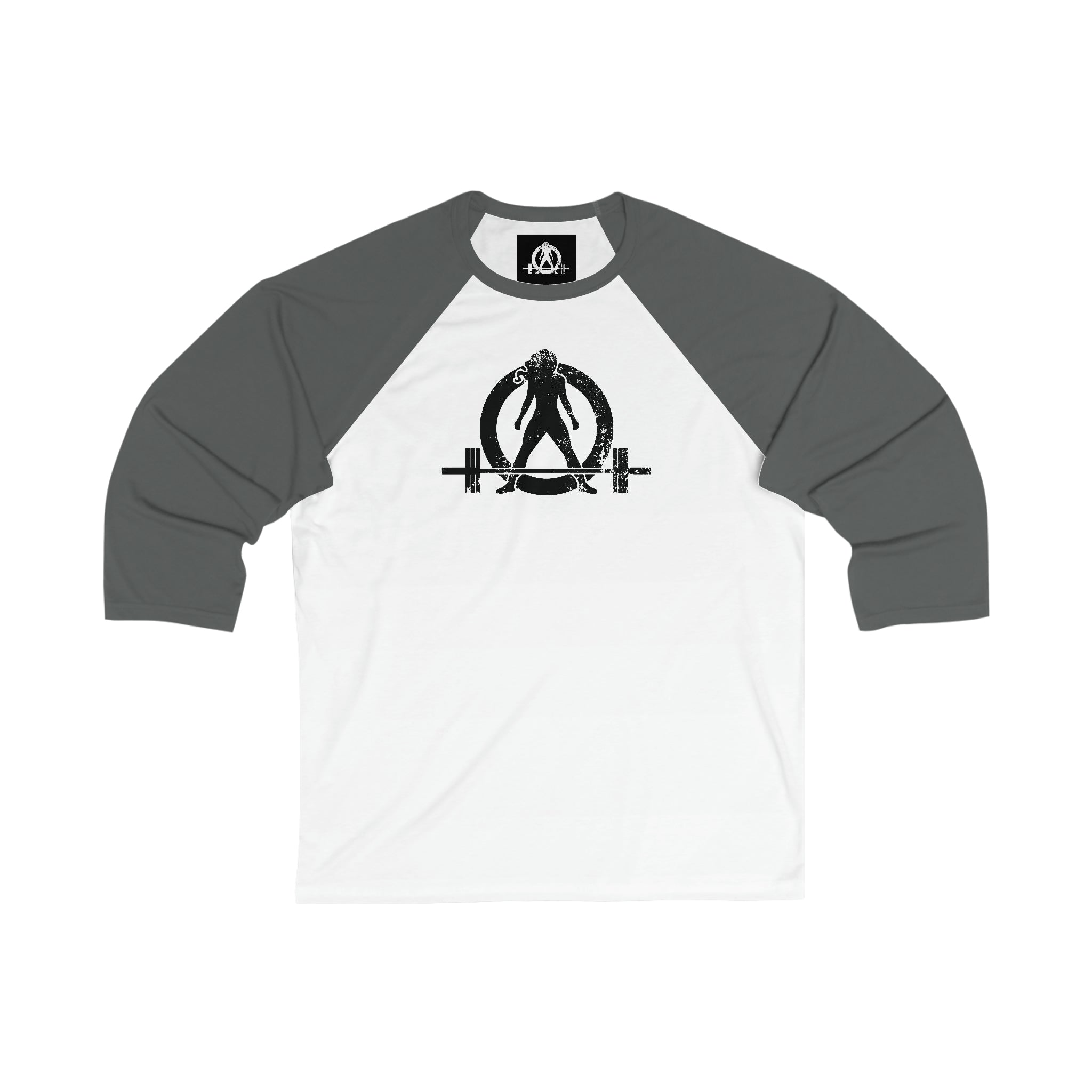 3\4 Sleeve Baseball Tee - I Could Deadlift You - Back