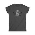 Lift Heavy Swing Fast - Women's Softstyle Tee - Front Back Logo