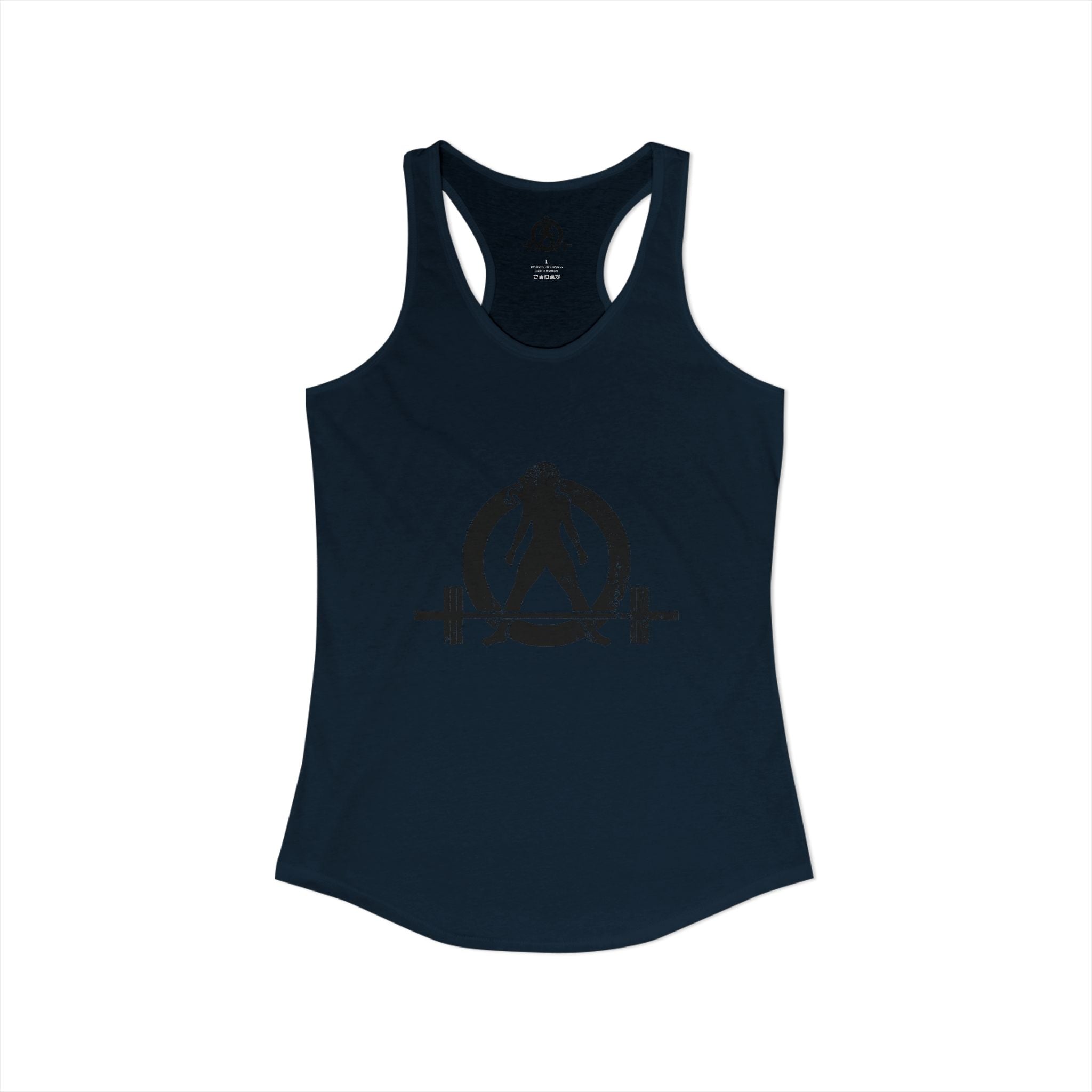 WWLW Distressed Black Logo - Racer Back Tank Top (Best Seller)
