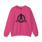 Iron Sharpens Iron - Unisex Heavy Blend™ Crewneck Sweatshirt - Front Black Logo - Front & Back Print