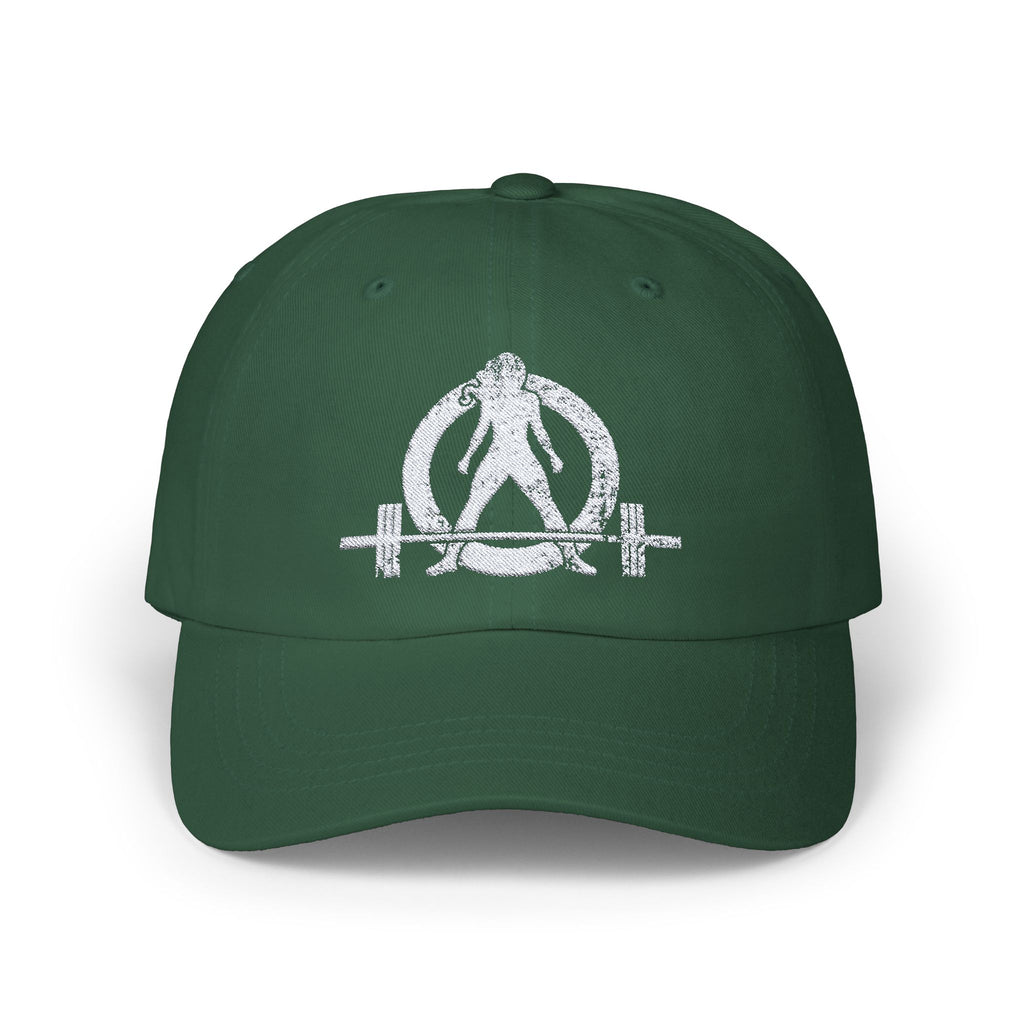 Classic Dad Cap - White Distressed Logo
