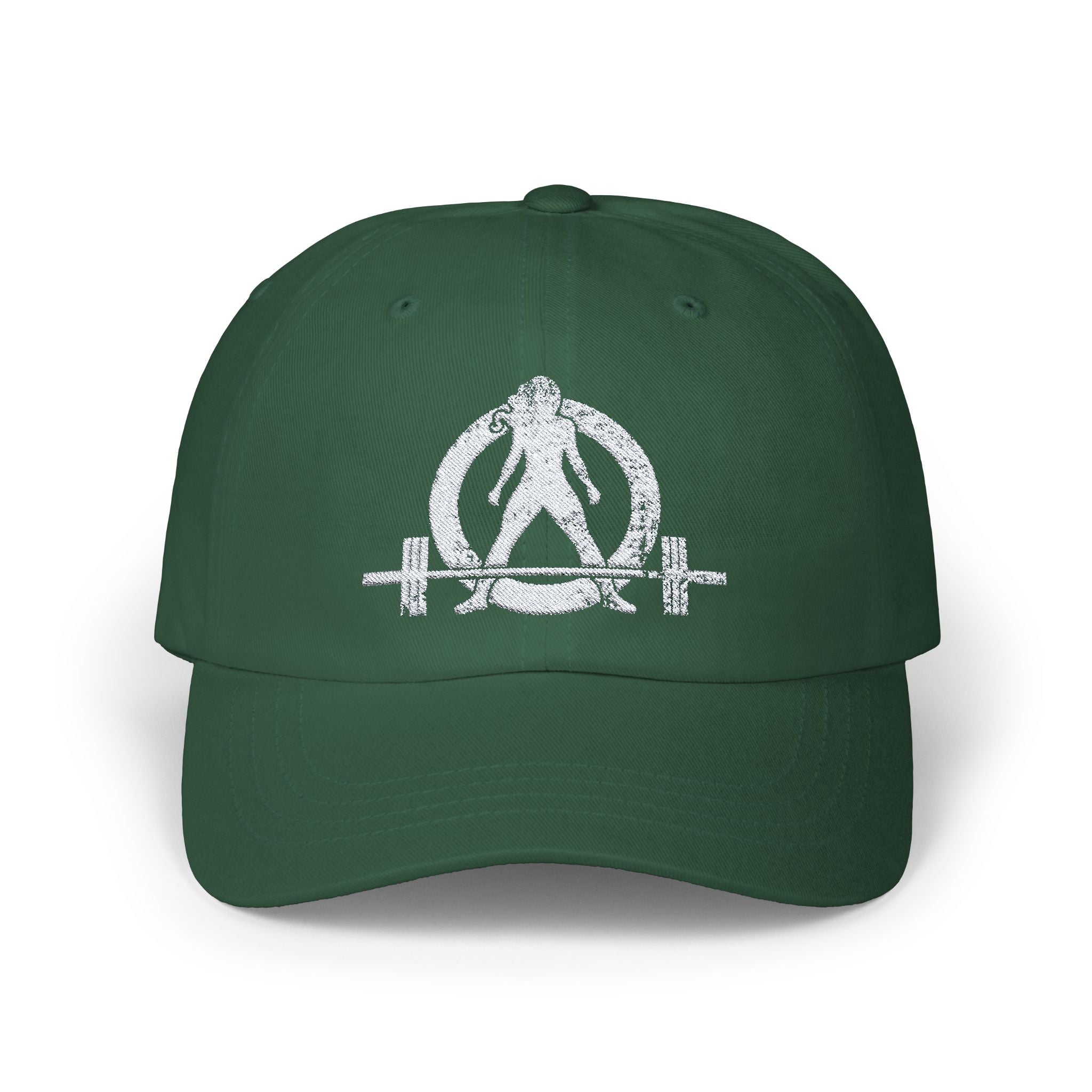 Classic Dad Cap - White Distressed Logo