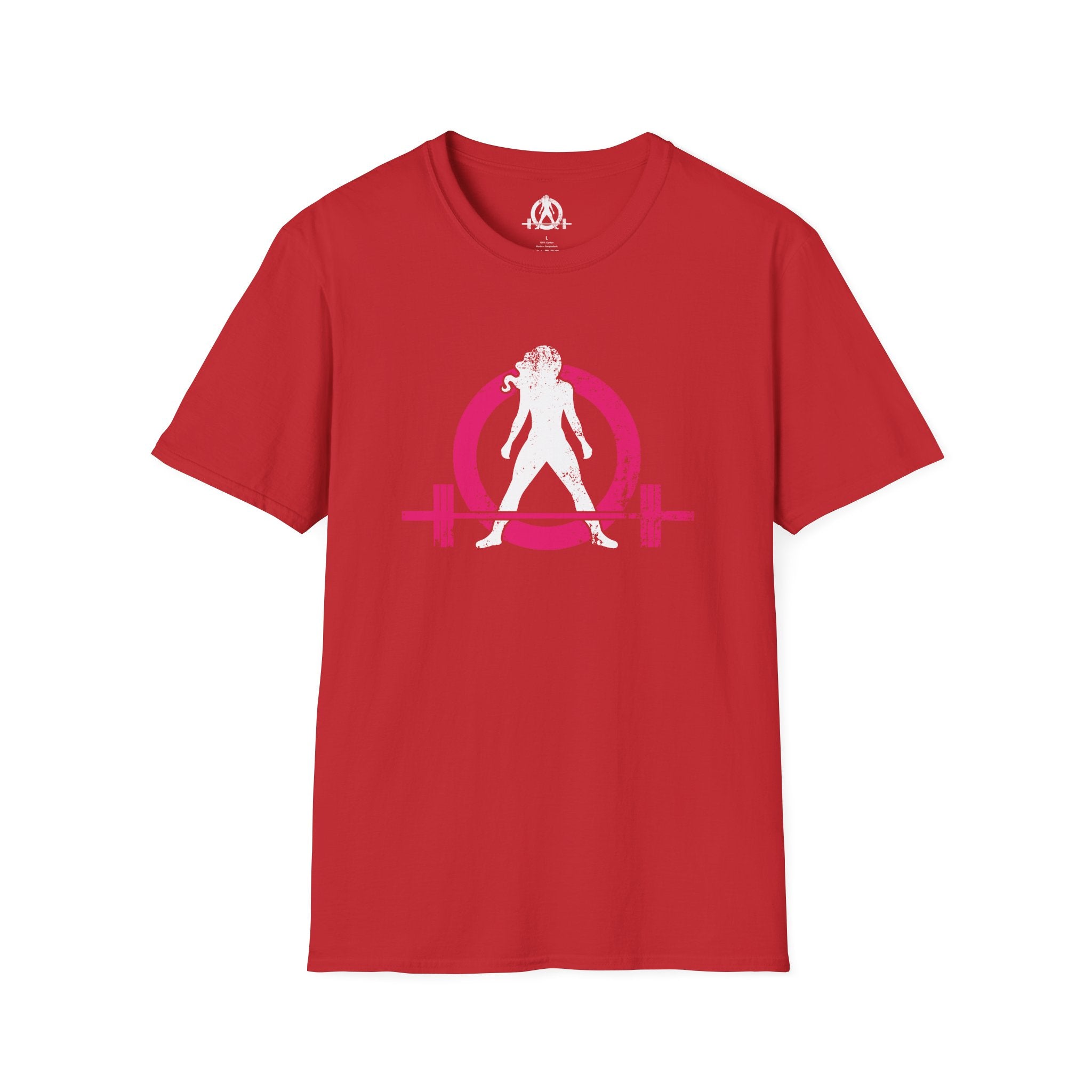 WWLW Unisex Softstyle T-Shirt - Color Distressed Logo - Plain Back