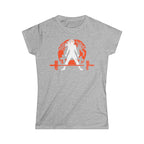 Women's Softstyle Tee - WWLW Halloween - Front Dark Logo Plain Back