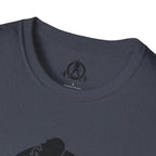 Iron Sharpens Iron - Unisex Softstyle T-Shirt - Black Logo Front & Back