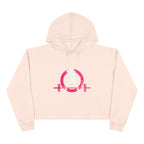 Empowered Crop Hoodie – For Strong Women Who Lift - Classic Logo