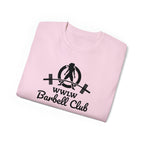 Barbell Club - Unisex Ultra Cotton Tee - Black Logo