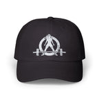 Classic Dad Cap - White Distressed Logo
