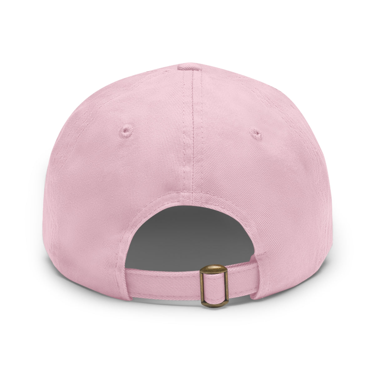 I'm A Barbell Girl - Dad Hat with Leather Patch (Rectangle)
