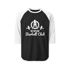 WWLW Barbell Club — Unisex ¾ Sleeve Raglan — Front Print