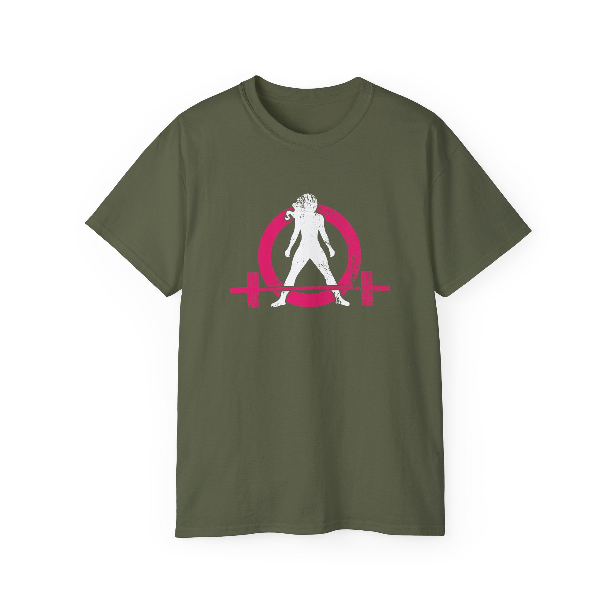 Strong Not Skinny - Unisex Ultra Cotton Tee - Color Distressed Logo