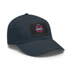 I'm A Barbell Girl - Dad Hat with Leather Patch (Rectangle)