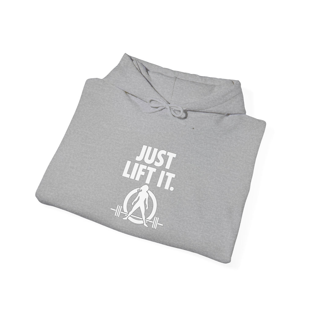 JUST LIFT IT. Hoodie – WWLW Edition - Front Logo Plain Back