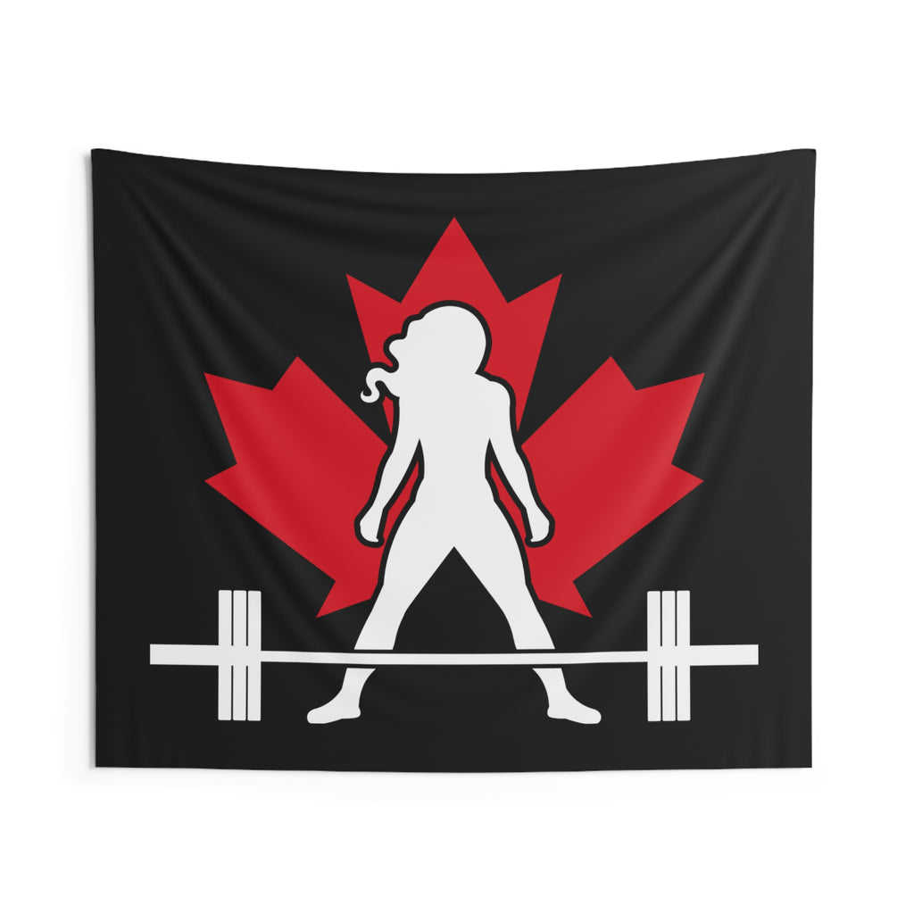 Indoor Wall Tapestries - Canada Dark Logo