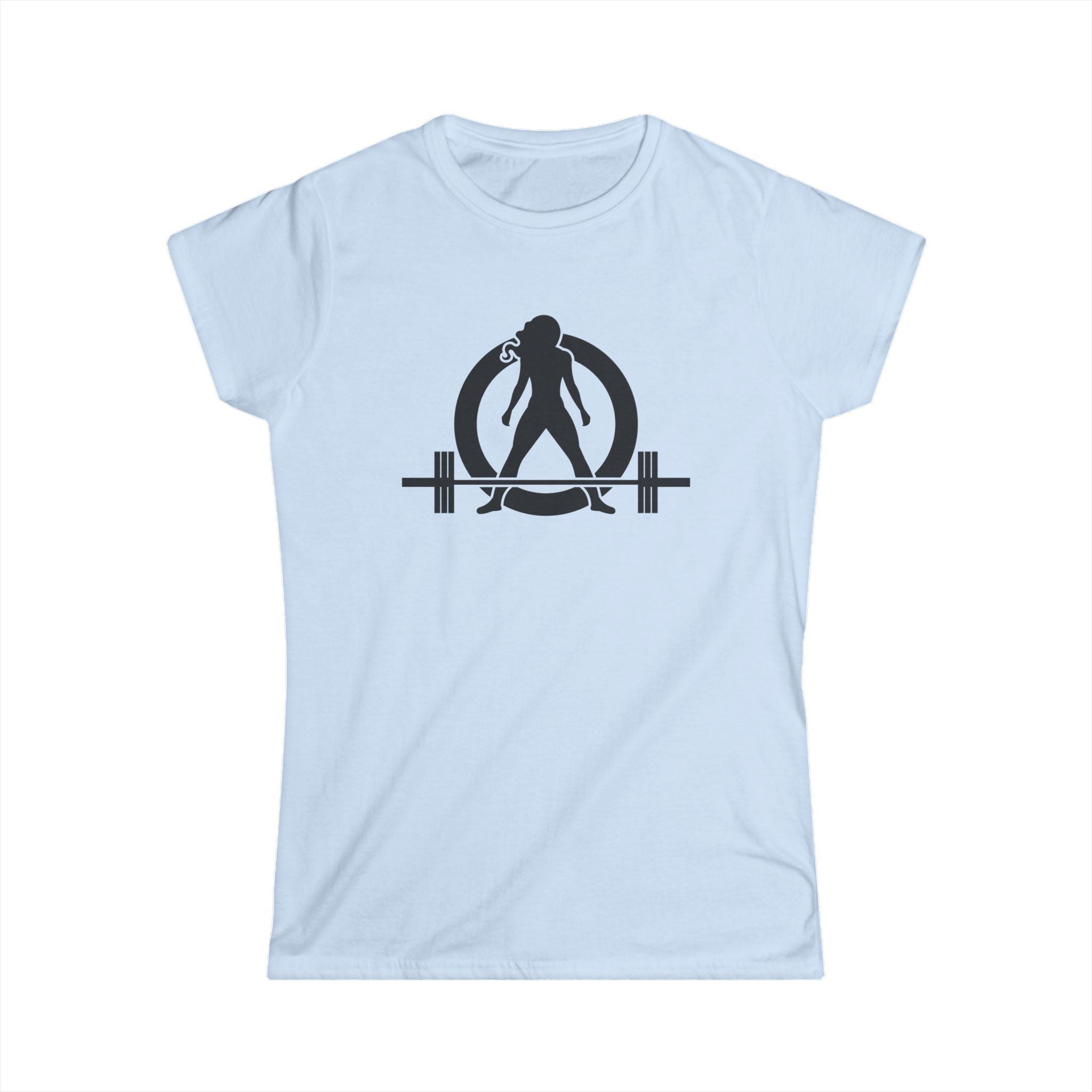 45 + 45 = 135 V1 - Women's Softstyle Tee - Black Logo on Front & Back