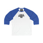3\4 Sleeve Baseball Tee - I Could Deadlift You - Plain Back
