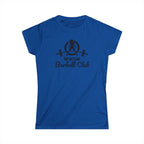 WWLW Barbell Club - Women's Softstyle Tee - Black Logo - Plain Back
