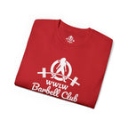 Barbell Club - Unisex Ultra Cotton Tee - White Logo