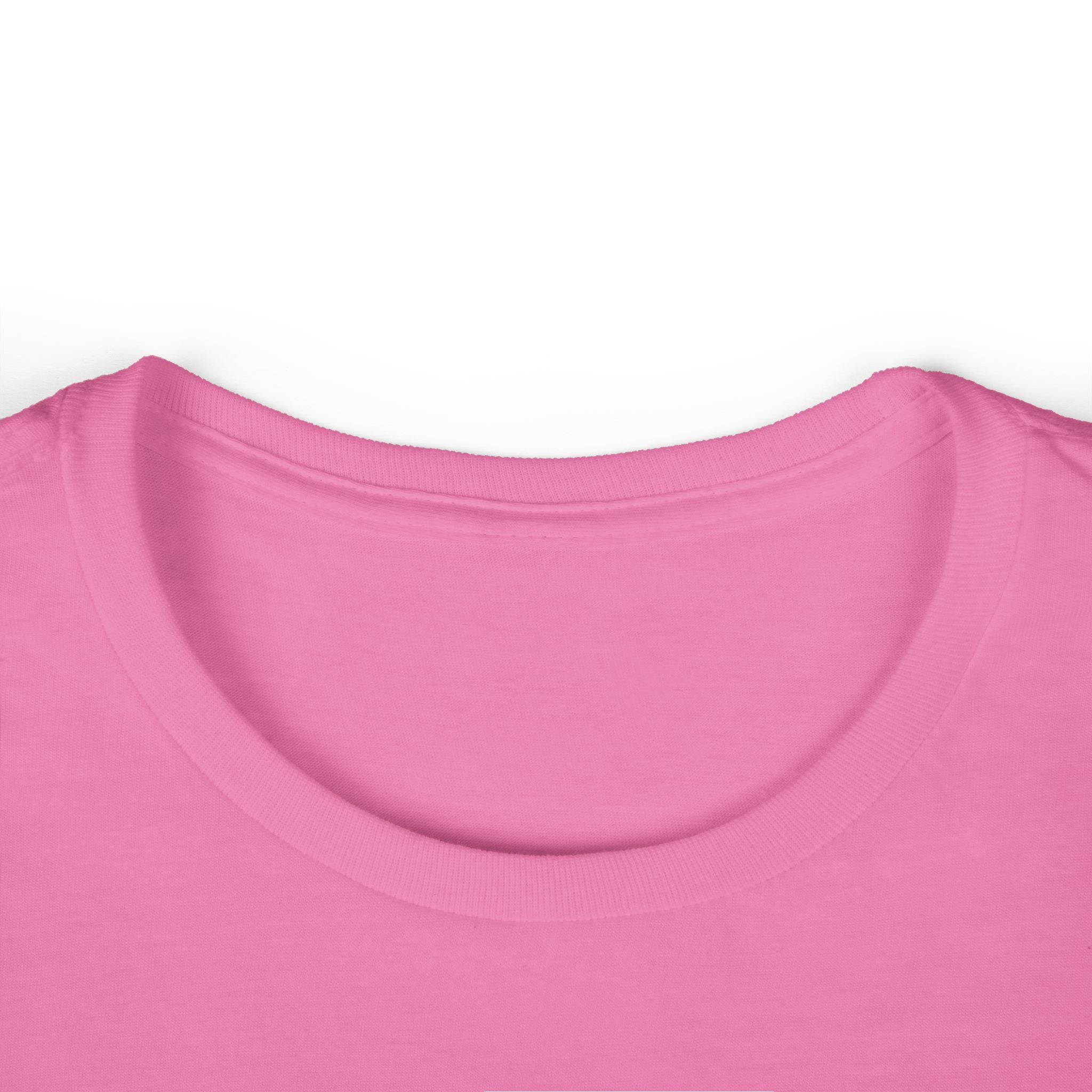Lift Heavy Shit - Women's Softstyle Tee - White Distressed Logo on Front Plain Back