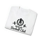 Barbell Club - Unisex Ultra Cotton Tee - Black Logo