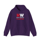 Heavy Weights Barbell Club  - Unisex Heavy Blend Hooded Sweatshirt  - Front Logo