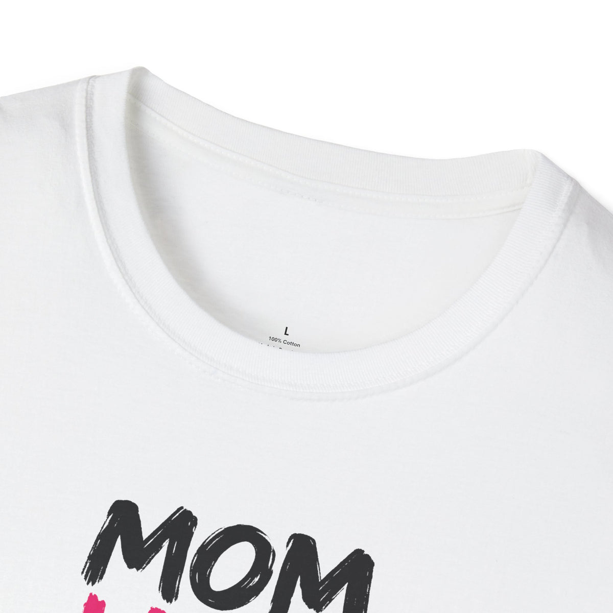 Mom Lifts Heavy – Unisex Softstyle Tee – Black Print