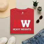 Heavy Weights Barbell Club  - Unisex Softstyle T-Shirt - Black Logo - Plain Back