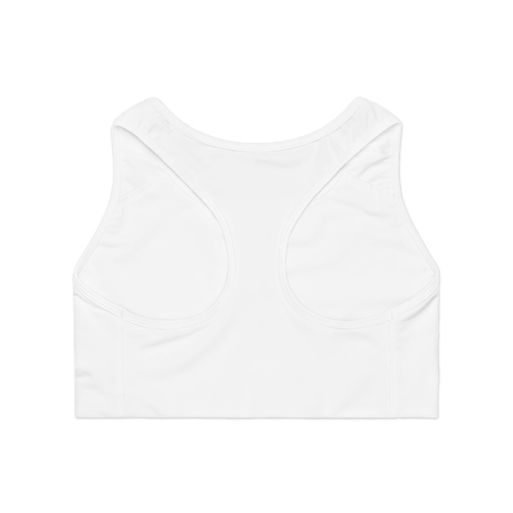 Lift Heavy Swing Fast - Sports Bra (AOP) - Black Logo