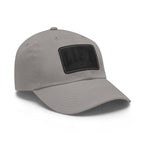 Lift Like A Girl - Dad Hat with Leather Patch (Rectangle) - Black Font