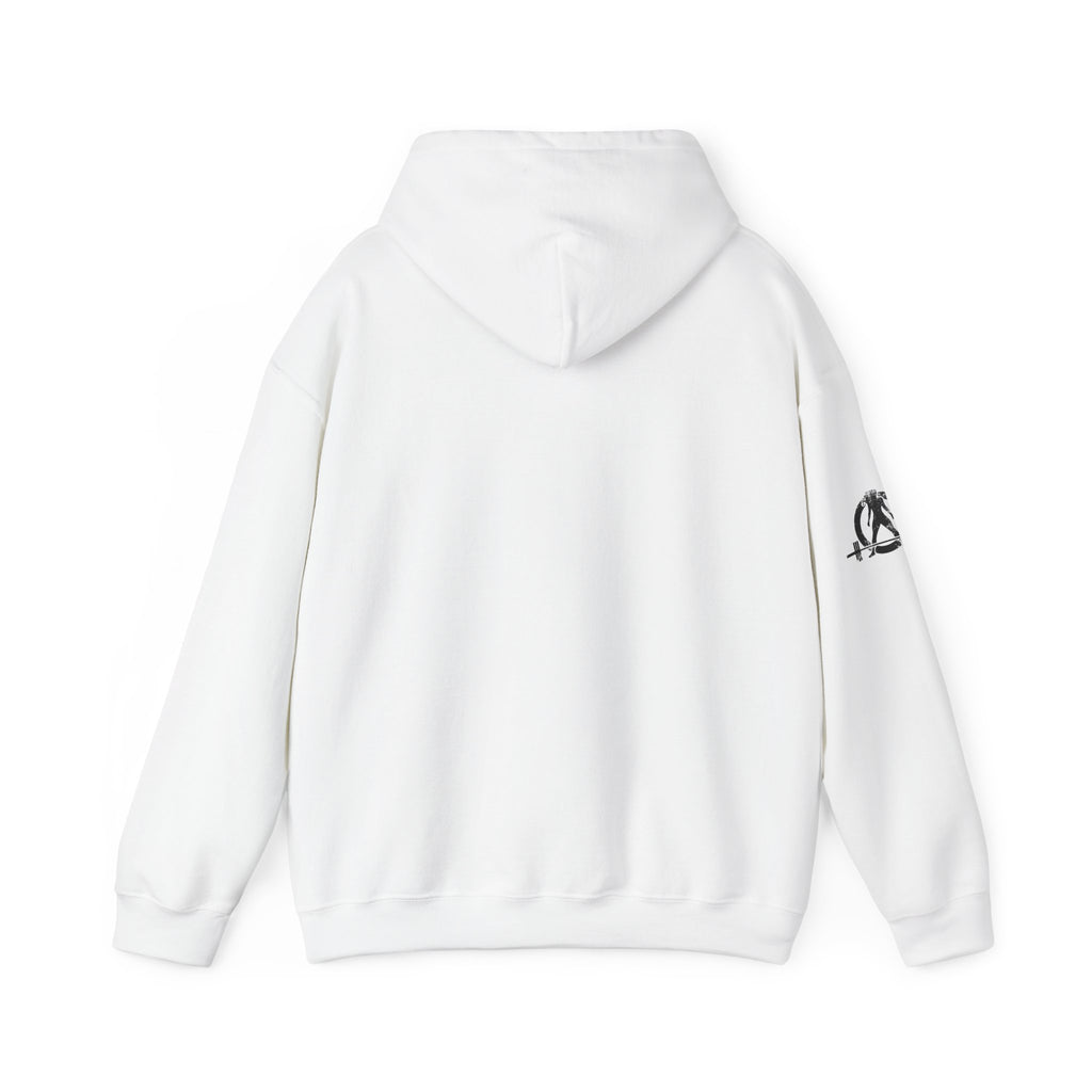 Lift Heavy Pet Cats – Unisex Heavy Blend™ Hooded Sweatshirt (Black Logo) 🏋️‍♂️🐱