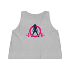 Women's Dancer Cropped Tank Top - Classic Color Logo Front