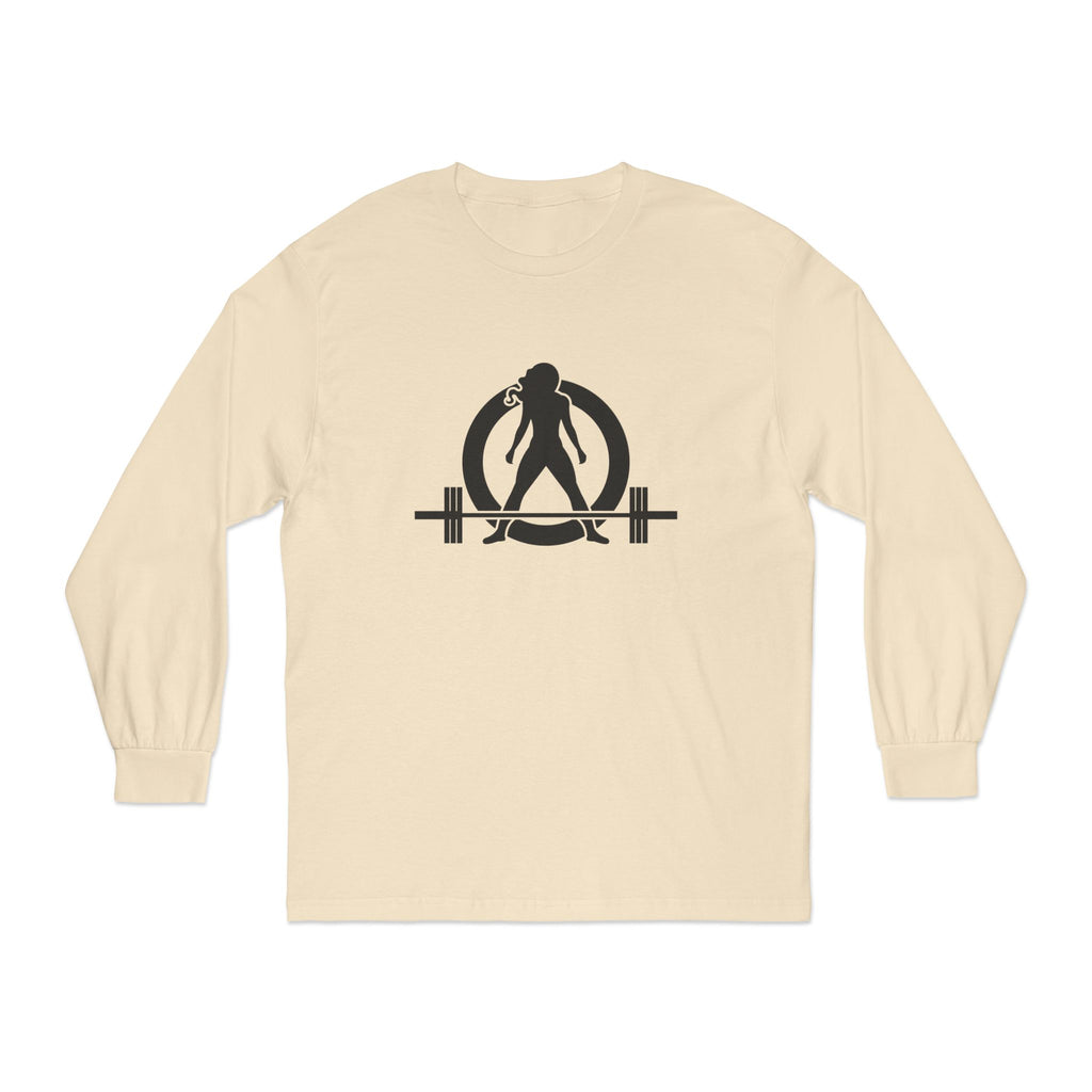 45 + 45 = 135 - Unisex Classic Long Sleeve T-Shirt - Black Print on Front & Back