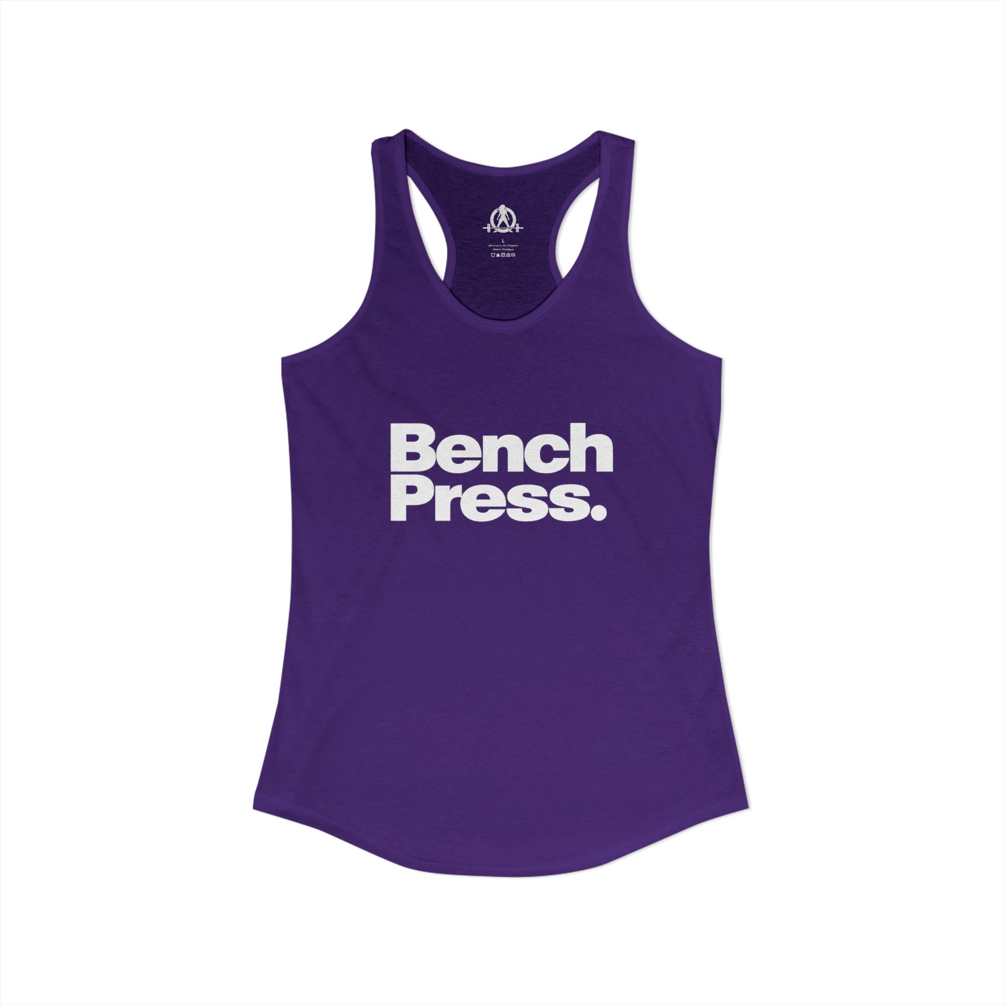 Bench Press. - Women's Ideal Racerback Tank