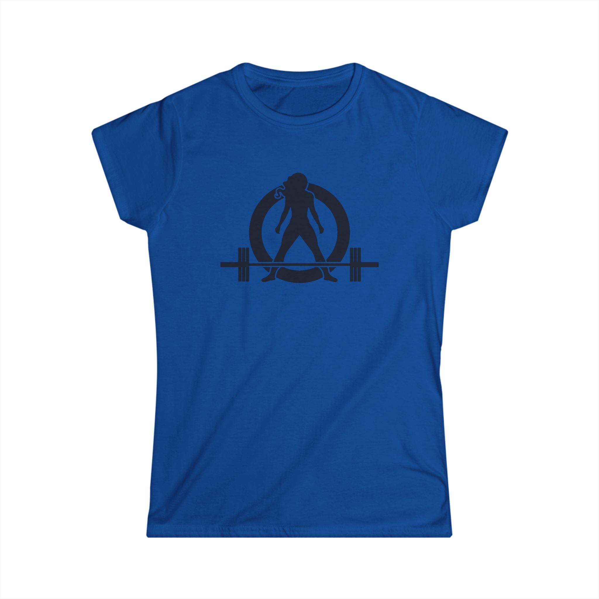 45 + 45 = 135 V1 - Women's Softstyle Tee - Black Logo on Front & Back