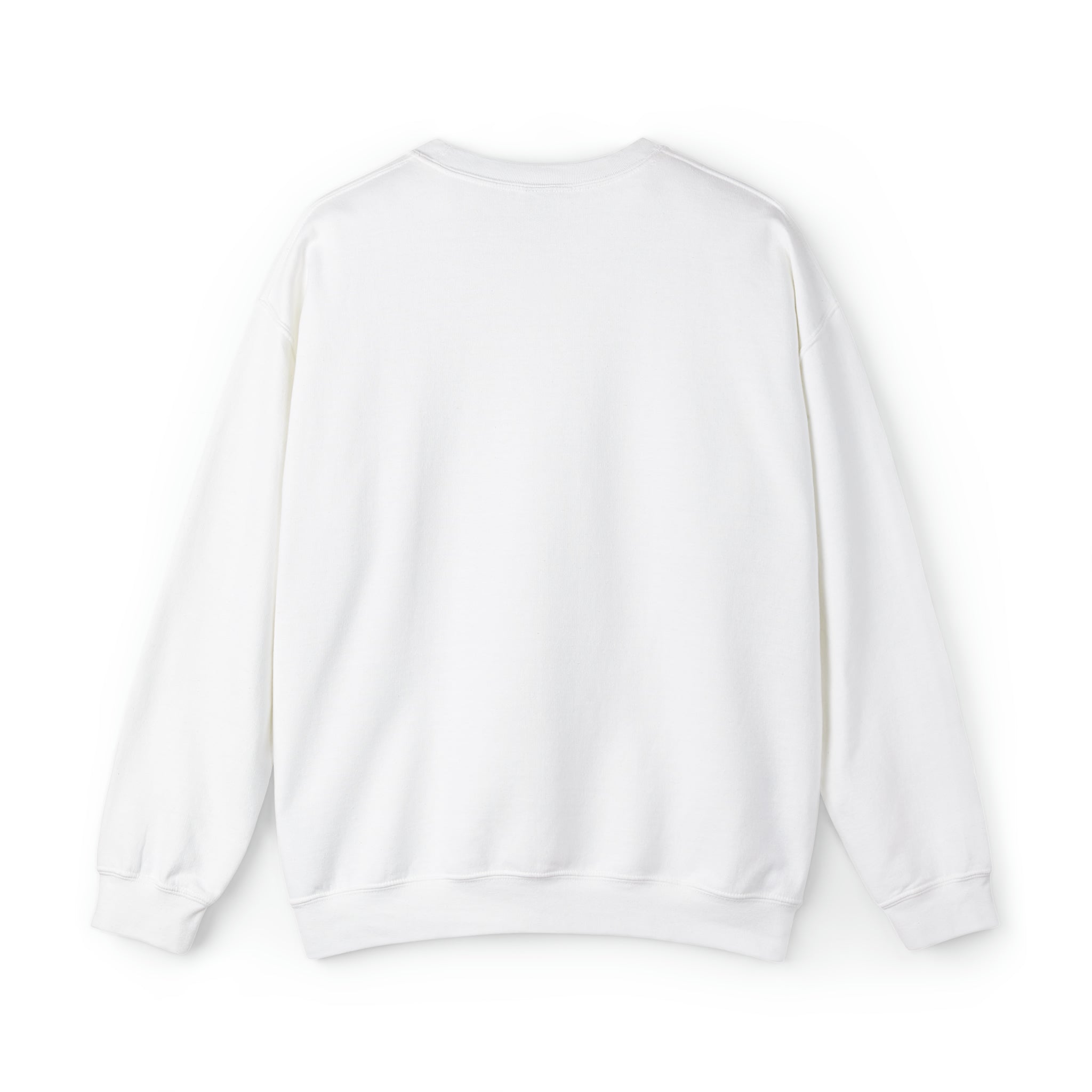 Distressed Logo - Unisex Heavy Blend™ Crewneck Sweatshirt - Inverted Color Logo