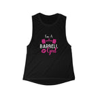 I'm A Barbell Girl -  Muscle Tank — Flowy Scoop Fitness Tank Top