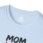 Mom Lifts Heavy – Unisex Softstyle Tee – Black Print