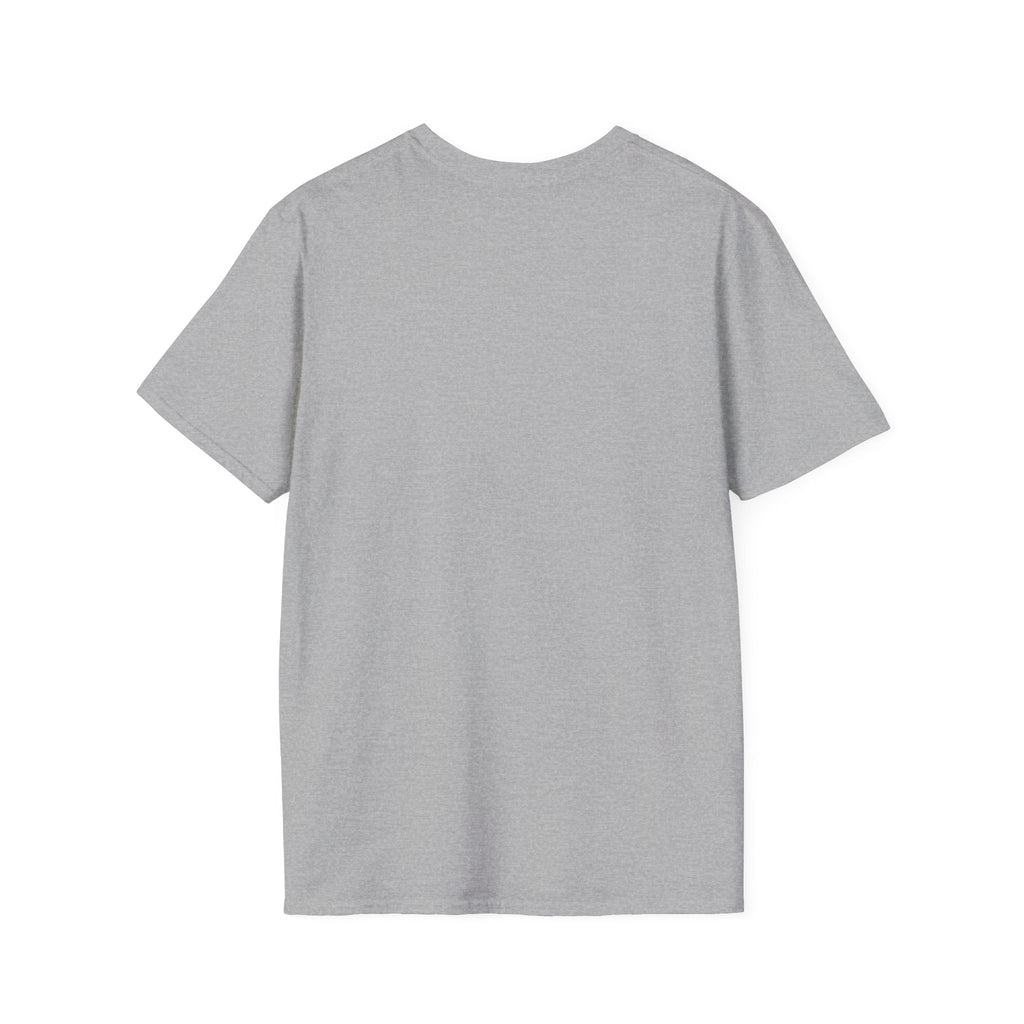Built Different Unisex Softstyle T-Shirt — Front White Logo