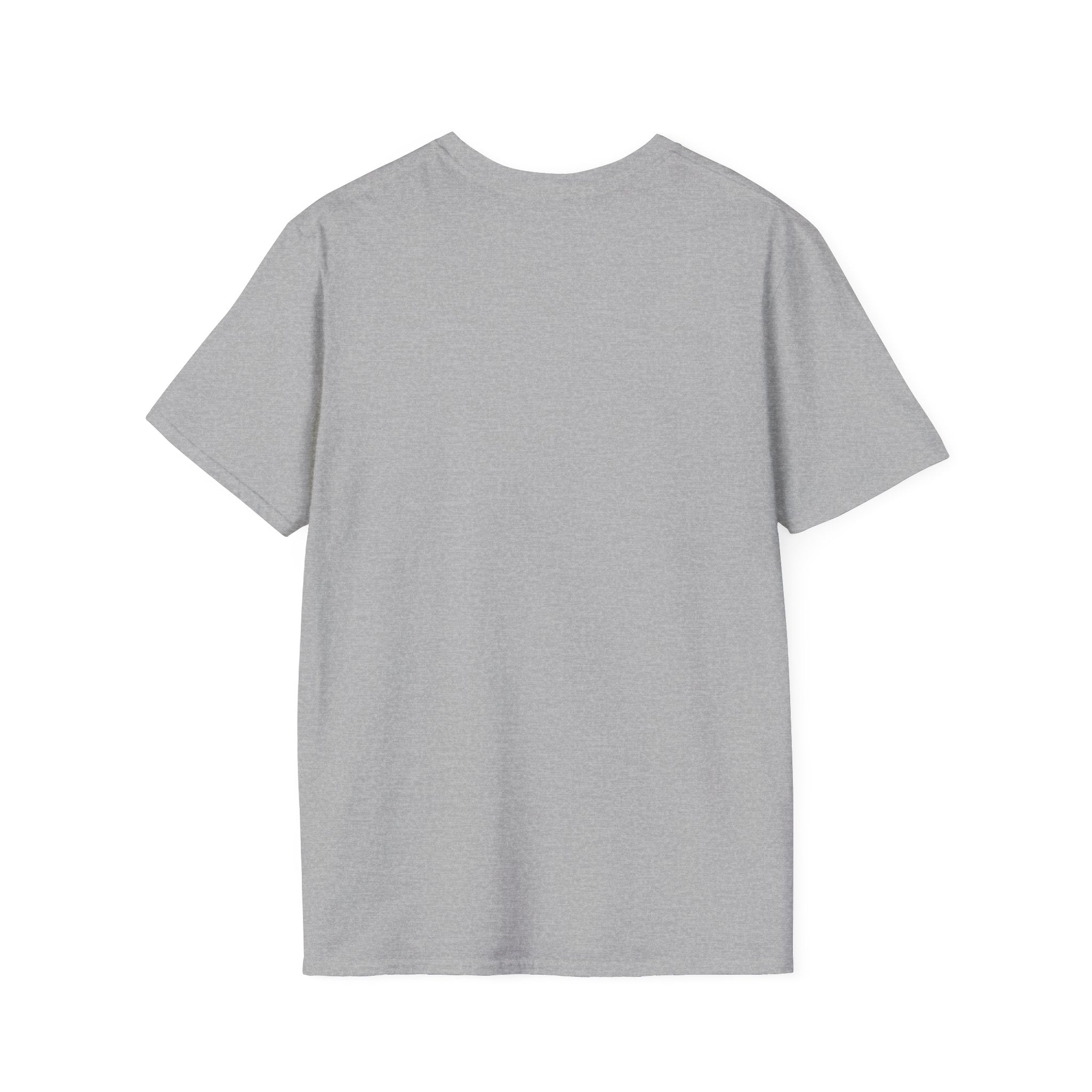 Built Different Unisex Softstyle T-Shirt — Front White Logo