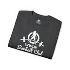 Barbell Club White Classic Logo - Unisex Ultra Cotton Tee
