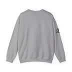 USA Barbell - Unisex Heavy Blend™ Crewneck Sweatshirt - Black Logo