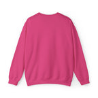 Unisex Heavy Blend™ Crewneck Sweatshirt - Distressed Logo - Plain Back