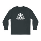 Goal Weight Strong AF - Unisex Classic Long Sleeve T-Shirt - White Print on Front & Back