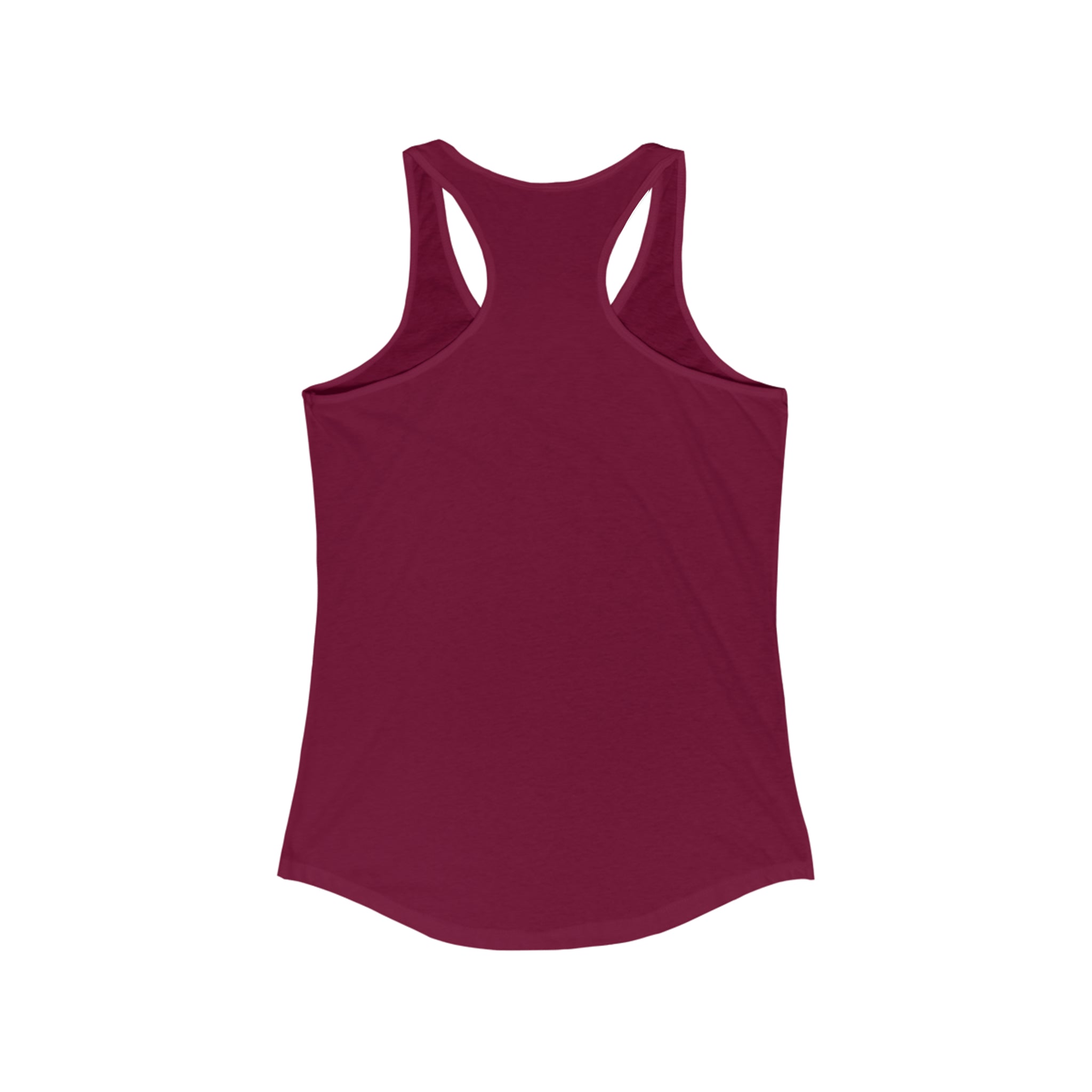 Lift Weights & Hang Out With My Dog  - White Logo - Women's Ideal Racerback Tank