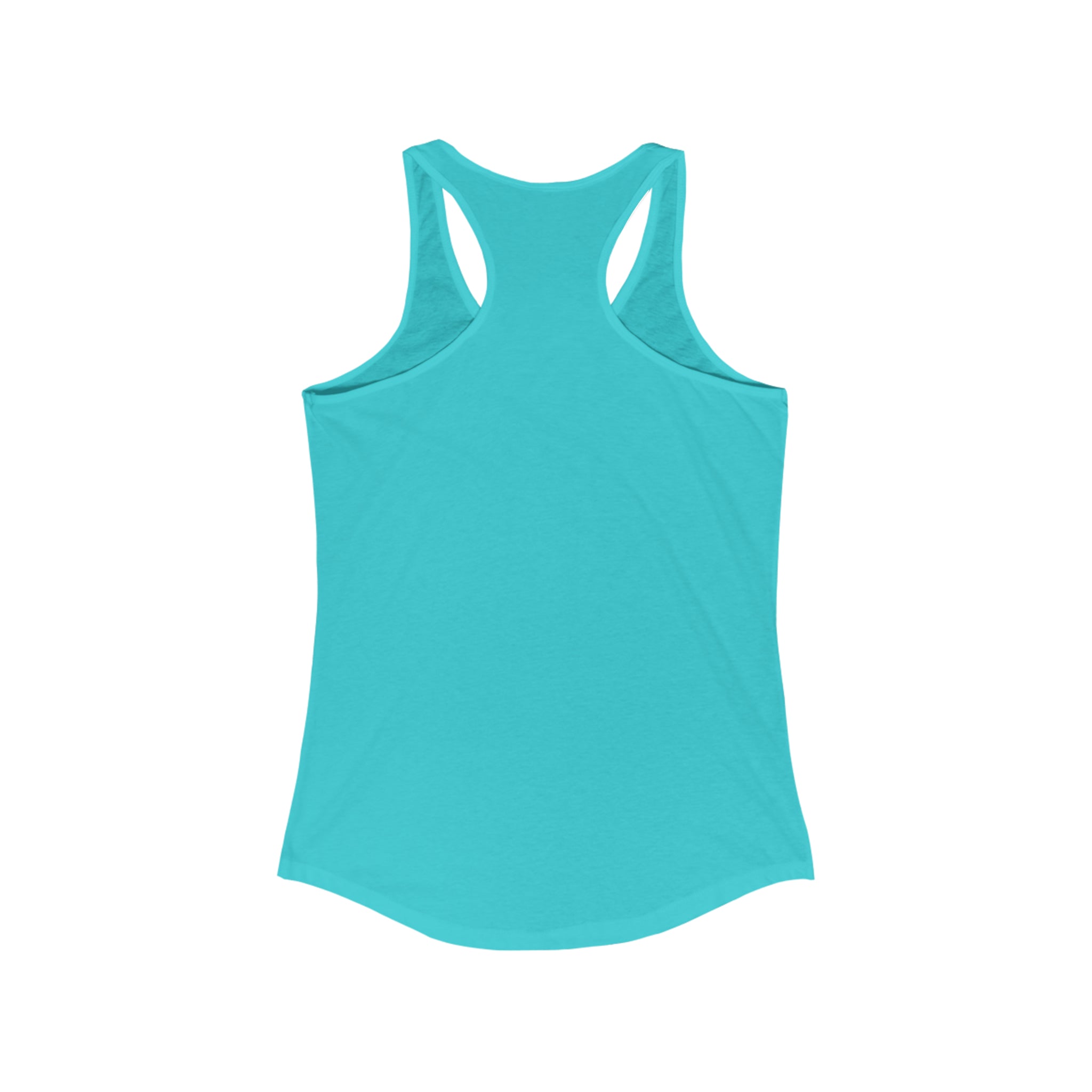 Lift Weights & Hang Out With My Dog  - White Logo - Women's Ideal Racerback Tank